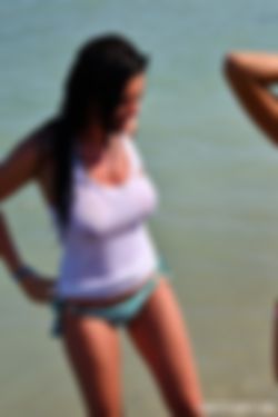 Mooie, blonde, jonge vrouw